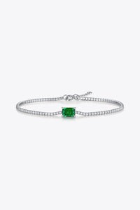 Adored 1 Carat Lab-Grown Emerald Bracelet Trandify Deal