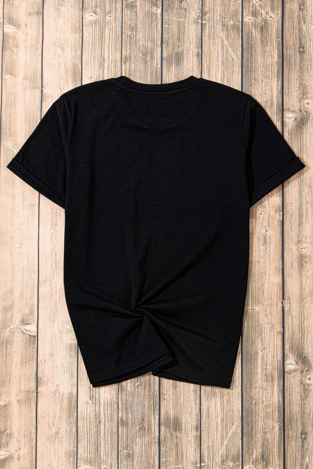 USA Rhinestone Round Neck Short Sleeve T-Shirt - Trandify Deal