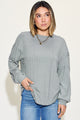 Basic Bae Full Size Ribbed Round Neck Long Sleeve T-Shirt Trandify Deal
