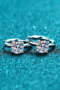 Moissanite Huggie Earrings Trandify Deal