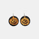 PU Leather Pumpkin Earrings Trandify Deal