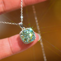 5 Carat Moissanite 925 Sterling Silver Pendant Necklace Trandify Deal