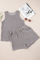 Round Neck Sleeveless Top and Shorts Set Trandify deal