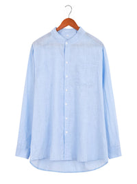 Premium stretch fabric men’s dress shirt with chest pocket – Trendy menswear essential