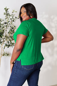 Basic Bae Full Size Round Neck Short Sleeve T-Shirt Trandify deal