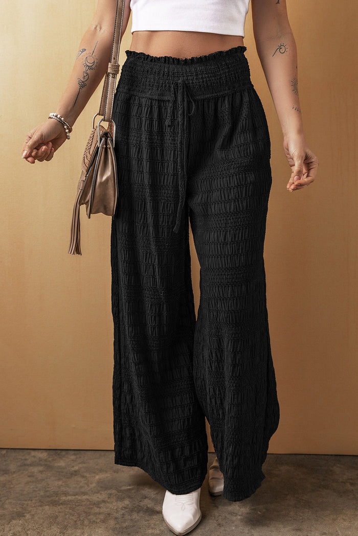 Tied Wide Leg Pants Trandify Deal