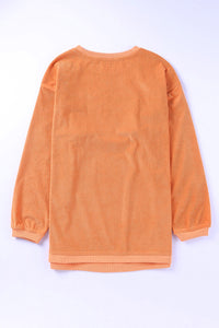 TEXAS Round Neck Long Sleeve Sweatshirt Trandify Deal