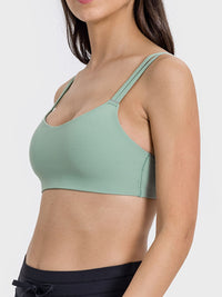Millennia Scoop Neck Double Strap Active Cami Trandify deal