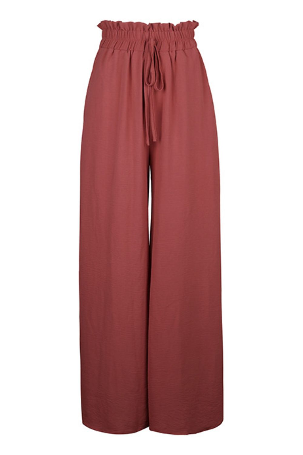 Perfee Frill Tied Wide Leg Pants Trandify Deal