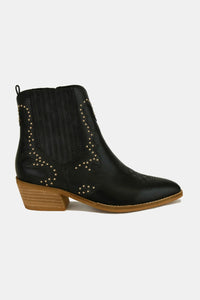 Beast Fashion Studded Detail Point Toe Boots Trandify Deal