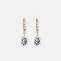 3 Carat Moissanite 925 Sterling Silver Earrings Trandify Deal
