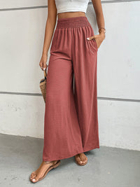 Perfee Wide Leg Pants with Pockets Trandify Deal