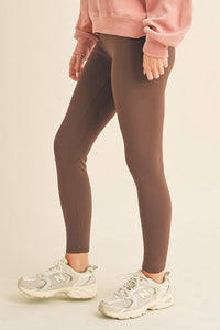 Yelete Full Size Fleece Lined High Waisted Leggings Trandify Deal
