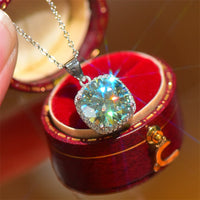 5 Carat Moissanite 925 Sterling Silver Pendant Necklace Trandify Deal