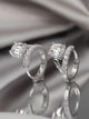 2 Carat Moissanite 925 Sterling Silver Huggie Earrings – Elegant and Sparkling Hoop Earrings for Women | TrandifyDeal