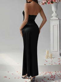 Women’s sexy ruched tube maxi dress for summer 2025 | TrandifyDeal USA