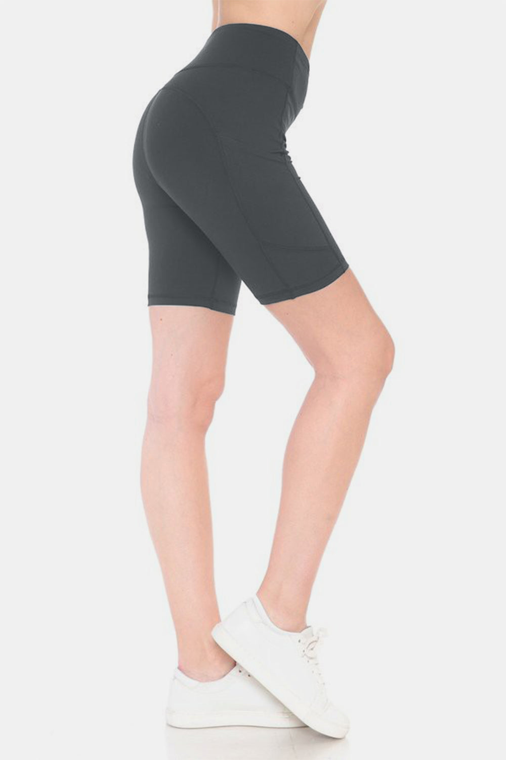 Leggings Depot Full Size High Waist Active Shorts Trandify deal