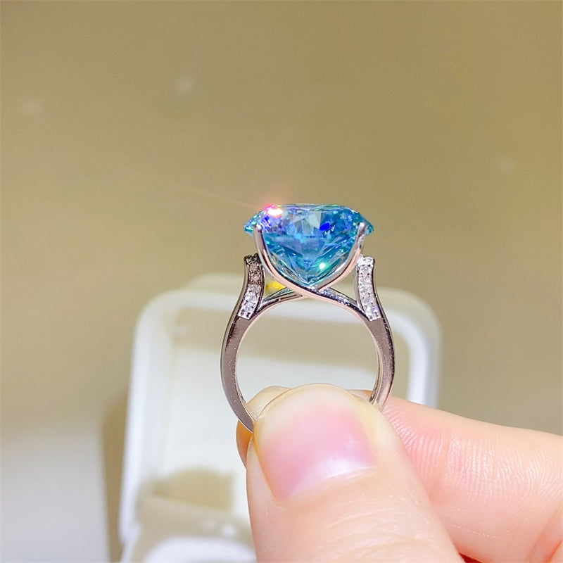 5 Carat Moissanite 925 Sterling Silver Ring Trandify deal