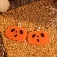 Acrylic Alloy Pumpkin Shape Earrings Trandify Deal