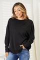 Double Take Seam Detail Round Neck Long Sleeve Top Trandify Deal