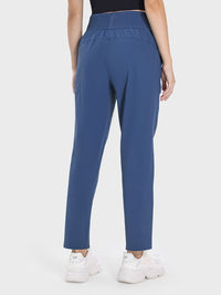 Millennia Pocketed High Waist Active Pants Trandify deal