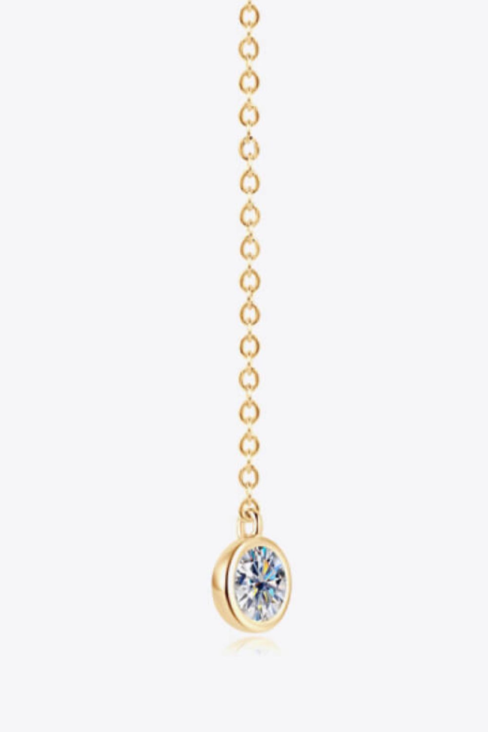 Adored Moissanite Chain Earrings Trandify Deal