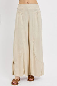 ashionable Wide Leg Pants with Elastic Waist – Comfortable & Stylish | Trandifydeal