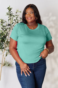 Basic Bae Full Size Round Neck Short Sleeve T-Shirt Trandify deal