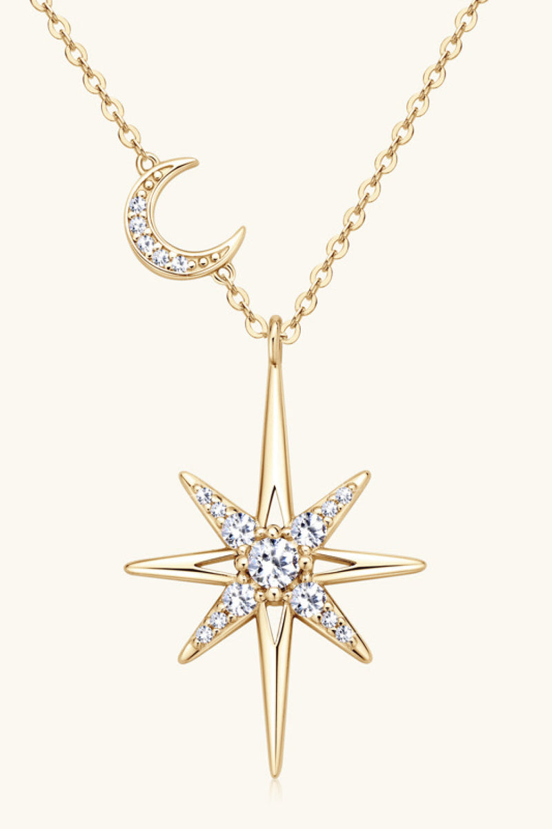 Moissanite 925 Sterling Silver Necklace Trandify Deal