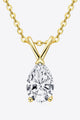 1.5 Carat Moissanite Pendant 925 Sterling Silver Necklace Trandify Deal