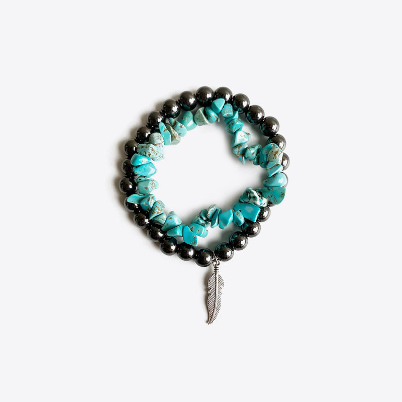 Turquoise Alloy Bracelet Trandify Deal
