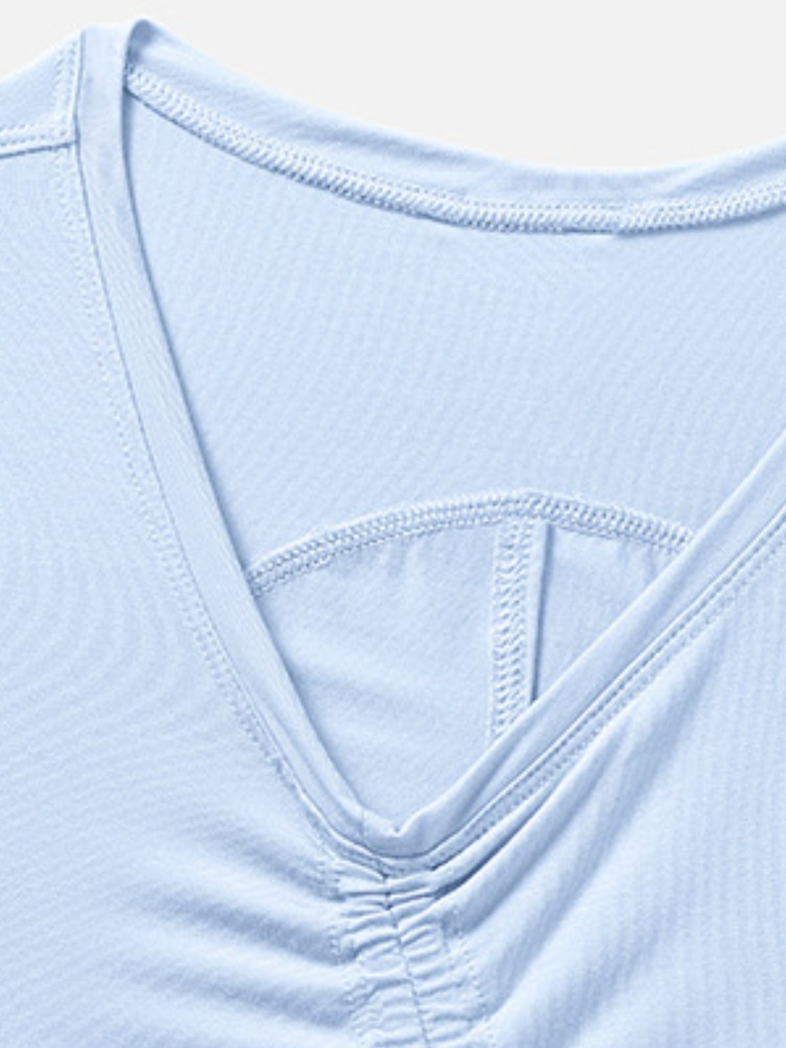 Millennia Drawstring Ruched Wide Strap Active Tank Trandify deal