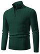 Men’s Plus Size Quarter Zip Sweater – Regular Fit, Cozy & Stylish