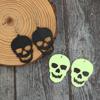 2 Piece PU Leather Skull Dangle Earrings Trandify Deal
