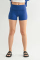 MONO B Ribbed Foldover Waist Shorts