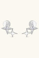 Moissanite 925 Sterling Silver Star Shape Earrings Trandify Deal