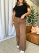 RFM Full Size High Rise Garment Dye Wide Leg Jeans Trandify Deal
