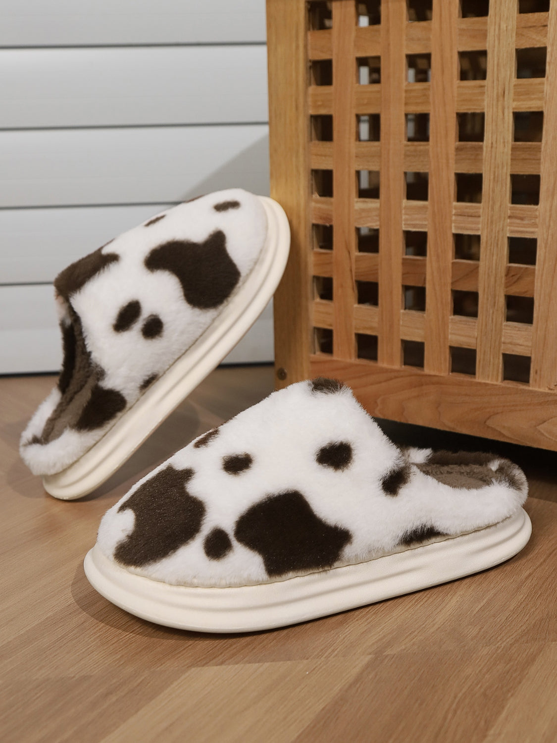 Animal Print Faux Fur Slippers Trandify Deal