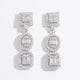 925 Sterling Silver Inlaid Zircon Earrings Trandify Deal