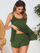 Scoop Neck Top and Shorts Lounge Set Trandify Deal