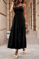 Tiered Crisscross Spaghetti Strap Dress Trandify deal