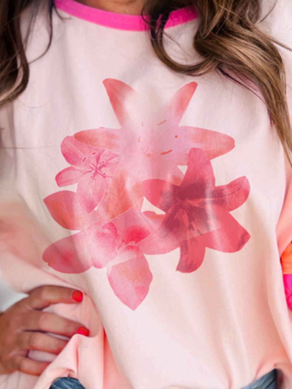 Graphic Round Neck Half Sleeve T-Shirt Trandify Deal