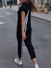 Casual Striped Jumpsuit for Women – Summer Fashion Outfit – TrandifyDeal