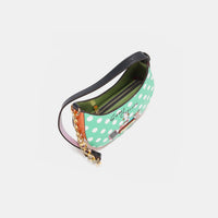 Nicole Lee USA Vegan Leather Polka Dot Shoulder Bag Trandify Deal