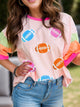 Ball Round Neck Half Sleeve T-Shirt Trandify Deal