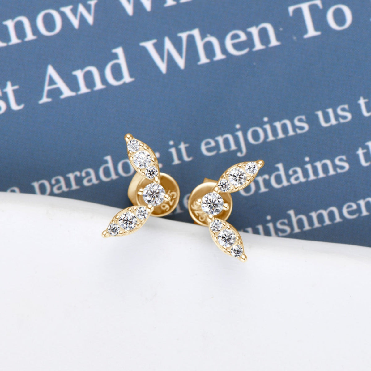 Moissanite 925 Sterling Silver Stud Earrings Trandify deal