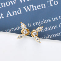 Moissanite 925 Sterling Silver Stud Earrings Trandify deal
