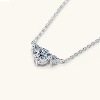 1.2 Carat Moissanite 925 Sterling Silver Necklace Trandify Deal