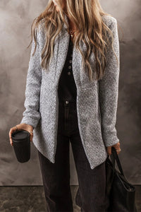 Open Front Long Sleeve Jacket Trandify Deal