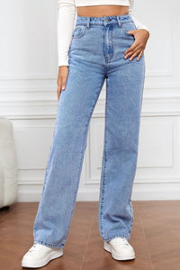 High Waist Straight Jeans Trandify deal